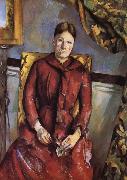 Paul Cezanne Mrs Cezanne oil painting artist